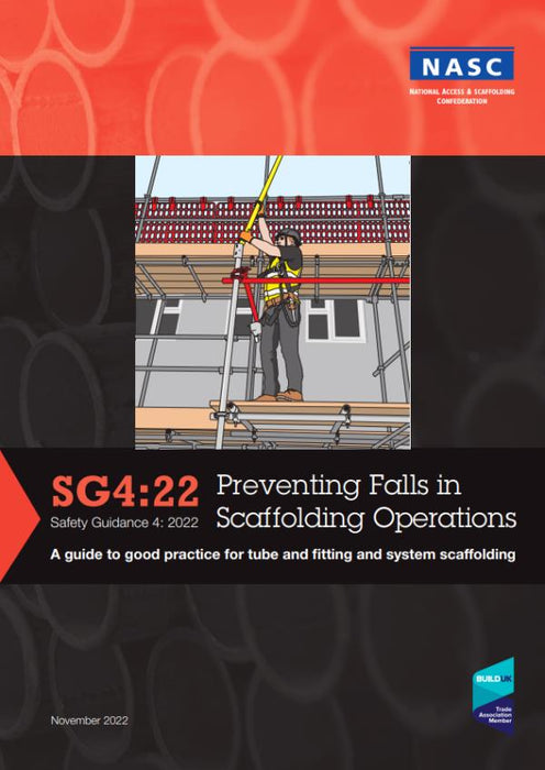 SG4:22 User Guide to Preventing Falls in Scaffolding