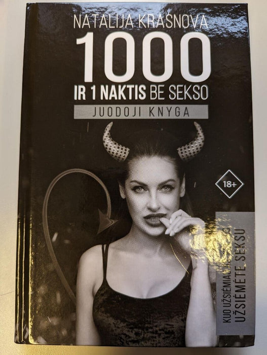 1000 Ir 1 Naktis Be Sekso Juodoji Knyga Lithuanian Book Lietuviskos Knygos