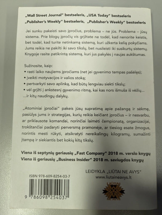 "Atominiai Iprociai" Lithuanian Book Lietuviskos Knygos