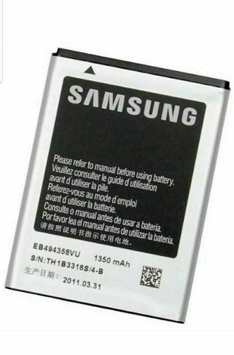 New Battery For Samsung Galaxy Ace GT S5830i S5839i EB494358VU