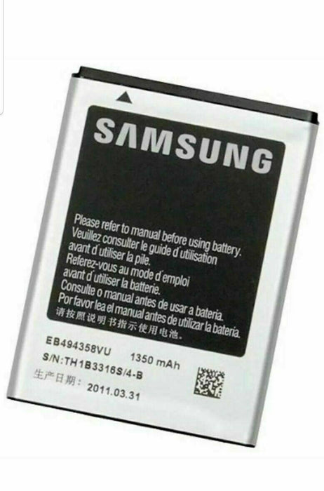 New Original Genuine Battery For Samsung Galaxy Ace GT S5830i S5839i EB494358VU