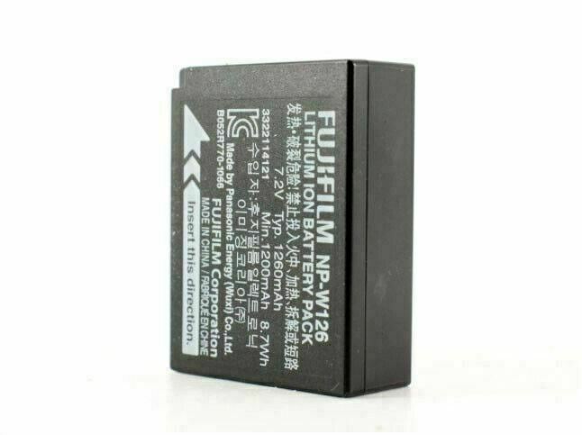 Genuine Battery NP-W126 NPW126 for Fuji FinePix Cameras- USED