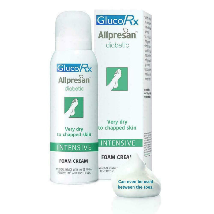 GlucoRx Allpresan Diabetic Foot Foam Cream INTENSIVE 300ml x1