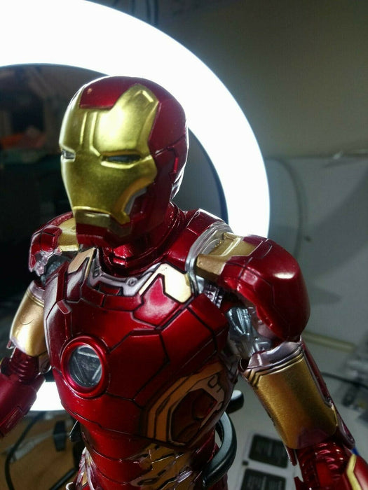 Marvel Avengers Iron Man Mark VI 43 1/6 Action Figure 12 " Used unboxed