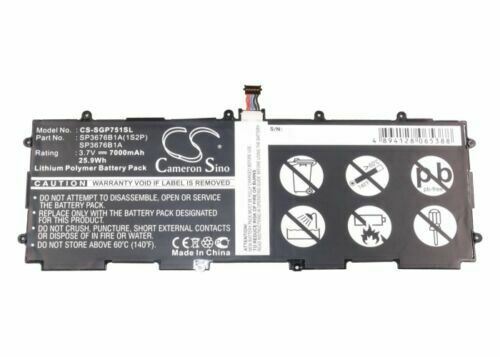 3.7V battery for Samsung SP3676B1A, SP3676B1A(1S2P), GT-P7510, GT-7511, GT-P7500