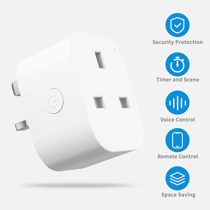 4 PACK Meross Smart Plug -Wi-Fi Plug Alexa, Apple HomeKit, Google compatible