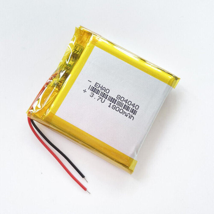 3.7v 1800mAh 804040 Lipo Rechargeable Battery power For Tablet PC headset