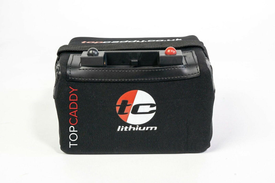 12V 22AH, 36 HOLE LITHIUM GOLF TROLLEY BATTERY FITS POWAKADDY WITH BAG