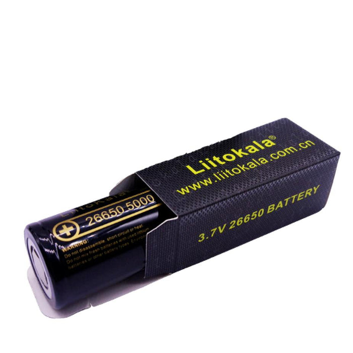 26650 Lii-50A 5000mAh Li-ion 3.7v Rechargeable Battery Powerful Torch eBike UK