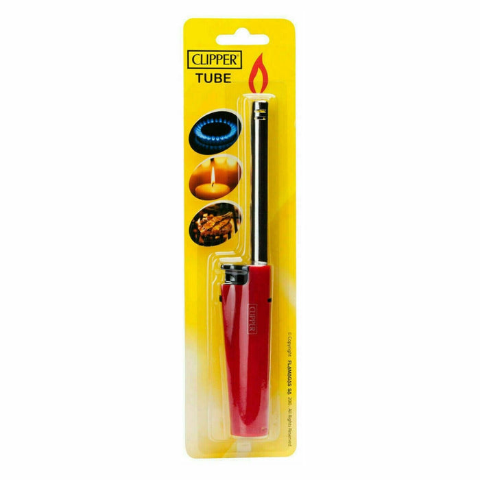 Clipper Tube Lighter Long Refillable Gas For Oven Kitchen Cookers Candles BBQ