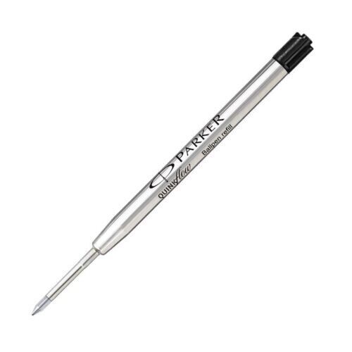 Parker Quink Flow Ball Point Pen Refill BallPen Black Medium Brand New Sealed