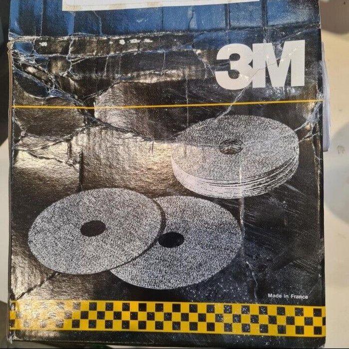 3M-855 fibre discs x25 in a pack p120 178mm x 22mm New