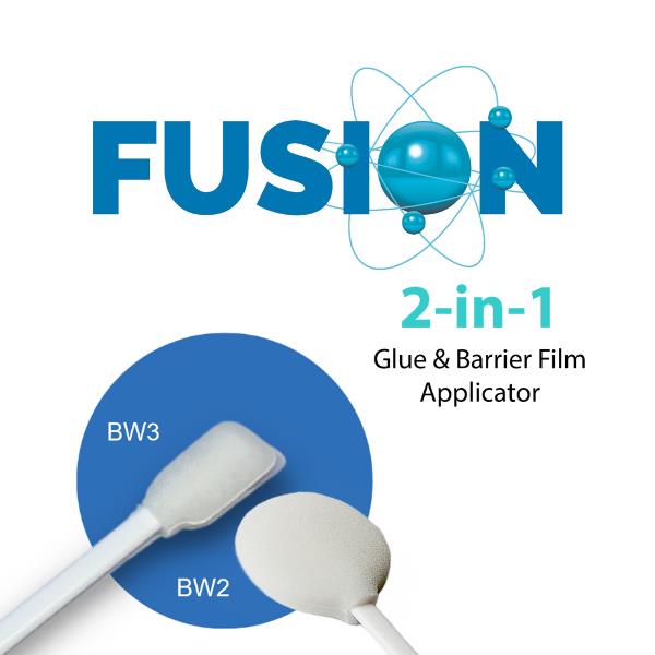 2x INDEPENDENCE FUSION ADHESIVE BARRIER FILM APPLICATOR BW3 1ml