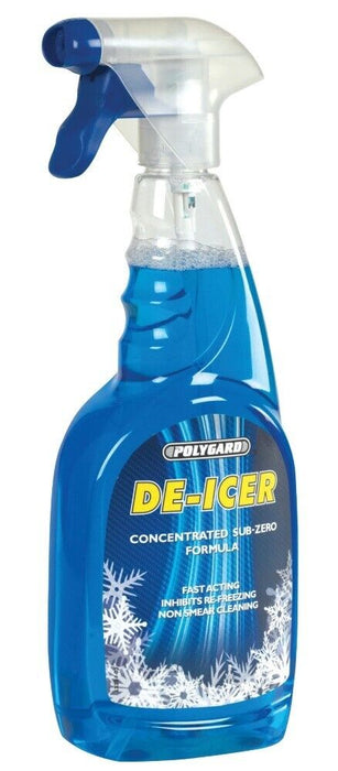 1L Polygard De Icer Trigger Spray Sub Zero Formula - 2x 500ml / Deicer