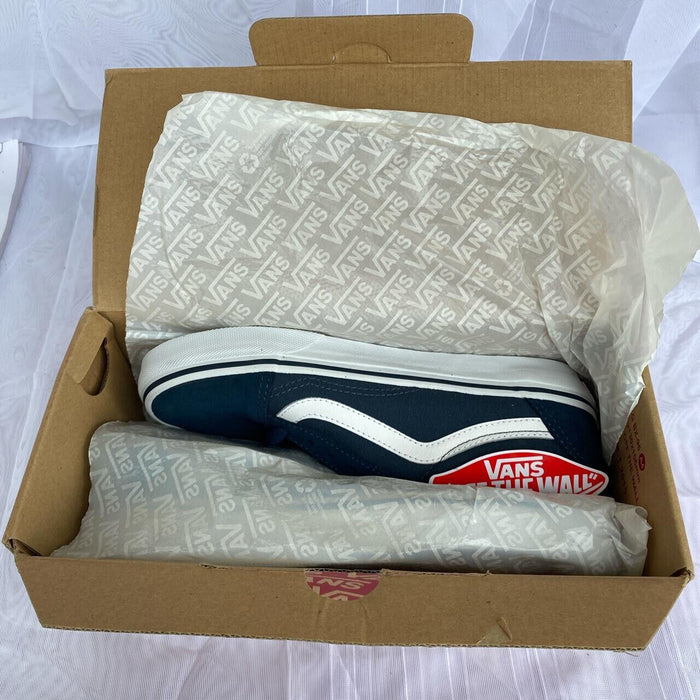 Vans 'Old Skool' Suede - Blue & White Trainers UK 3.5 EU 36