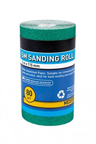 Blue Spot 19858 5mtr 115mm Sanding Roll 80 Grit